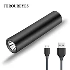 Ультраяркий светодиодный фонарик T6 с зарядкой от USB, пять режимов, аккумулятор 18650, мощсветильник для кемпинга