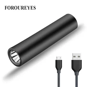 Ультраяркий светодиодный фонарик T6 с зарядкой от USB, пять режимов, аккумулятор 18650, мощсветильник для кемпинга