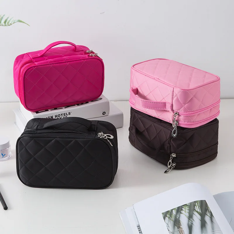 

Makeup Bag Women Bags Large Waterproof Nylon Travel Cosmetic Bag Travel Organizer Case Necessaries Make Up Wash Toiletry Bag