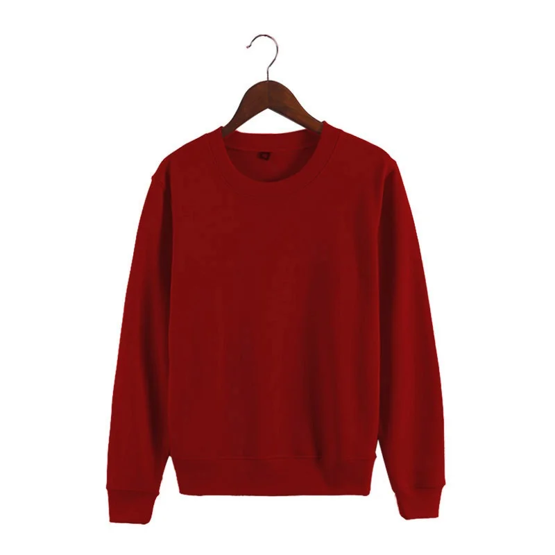 

Rainbow Touches Low MOQ Custom Logo Fleece Long Sleeve O Neck Fleece Sweatshirt Men