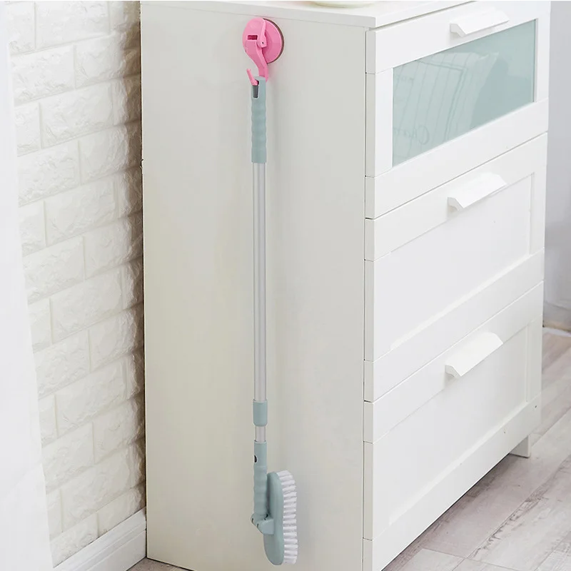 

Bathroom Wall Floor Scrub Brush Long Handle BathTub Shower Tile Cleaning Tool VJ-Drop