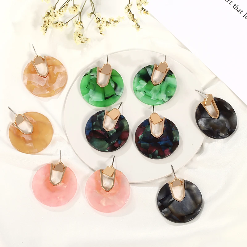 Винтажные сексуальные геометрические серьги из змеиной кожи леопардовые