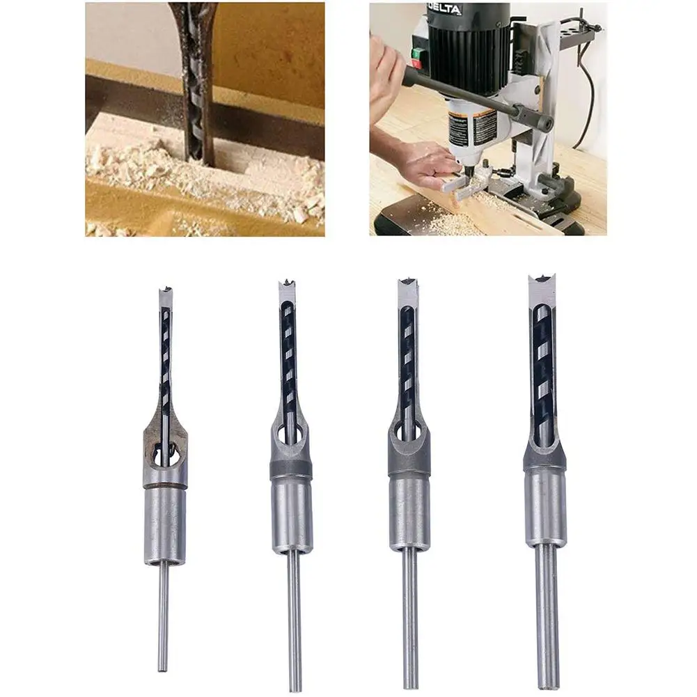 Резец для квадратных отверстий пила сверло деревообработки долото 1/4 дюйма 5/16 3/8