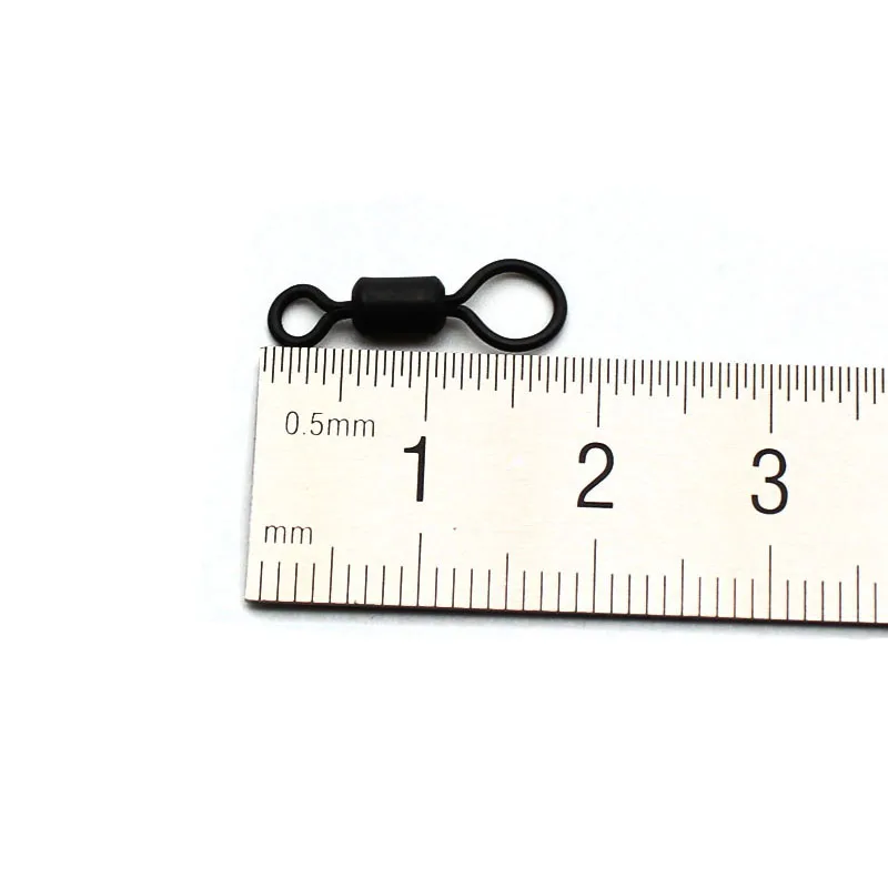 30PCS Carp Fishing Quick Change Swivels Big Eye Swivel Fit Zig Rig Chod Beads Helicopter Rigs Tackle Accessories | Спорт и