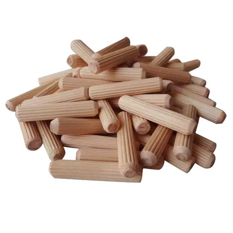 100 шт. деревообрабатывающий набор швабры круглый рифленый деревянный корпус