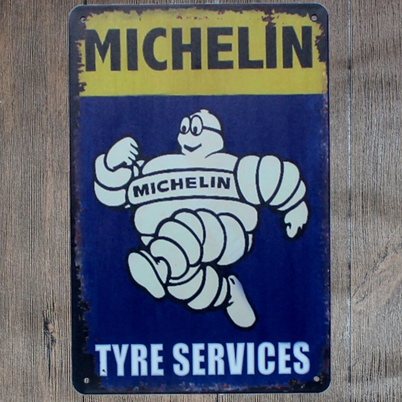 Обслуживание шин S ретро металлические таблички и знаки Сервисная станция