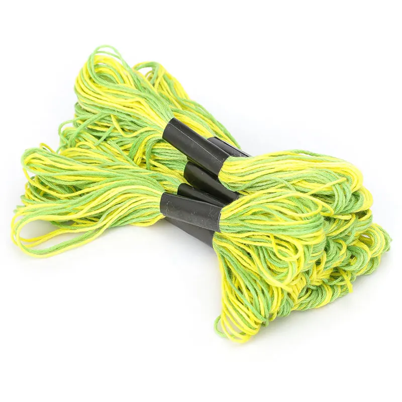 12 шт./лот нить для вышивки крестиком красящие нитки рукоделия плетение браслет