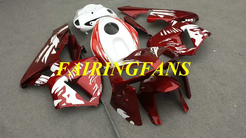 Инжекторный комплект для HONDA CBR600RR F5 05 06 CBR 600 RR 2005 2006 красные белые Обтекатели Кузов