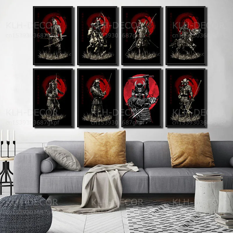 Постеры и печать S596 Постер самурая бусхидо японская культура настенная Картина