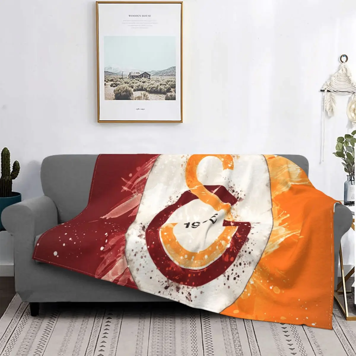 

Galatasaray-colcha de muselina para cama, manta grande a cuadros, manta de cuadpara manta de bebe, 271