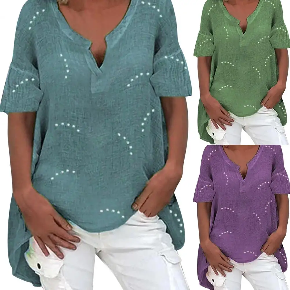 Женская футболка с коротким рукавом однотонная жилетка v-образным вырезом и