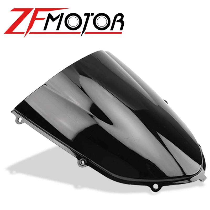 ZX10R 2004 2005 мотоцикл лобовое стекло двойной пузырь для Kawasaki ZX-10R 04 05 ABS пластик |