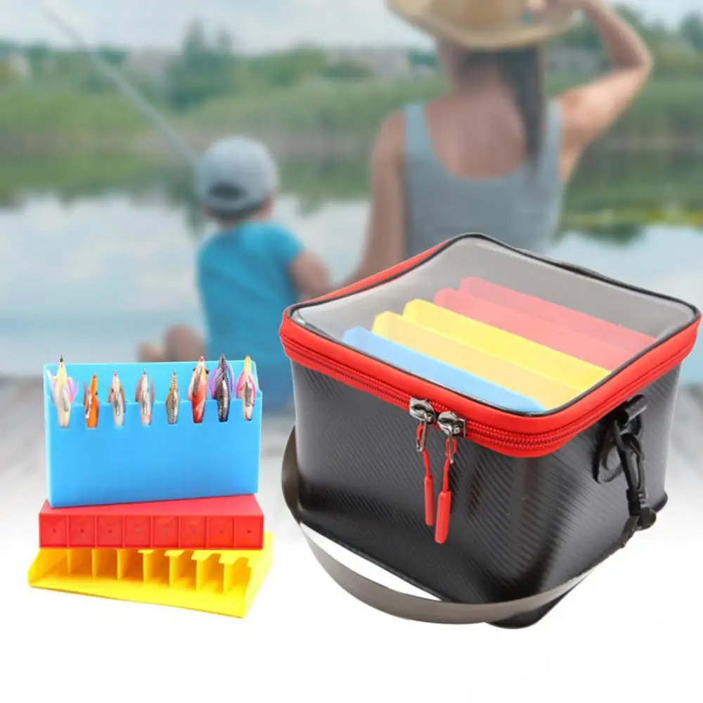 

Multifunctional Thickened EVA Wooden Lures Storage Holder Fishing Bucket Supply