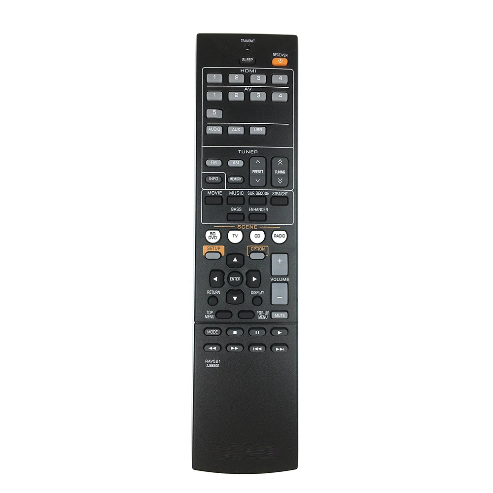 

NEW Replacement for YAMAHA RAV521 ZJ66500 Audio/Video Receiver Remote Control For RX-V377 YHT-4910U HTR-3067
