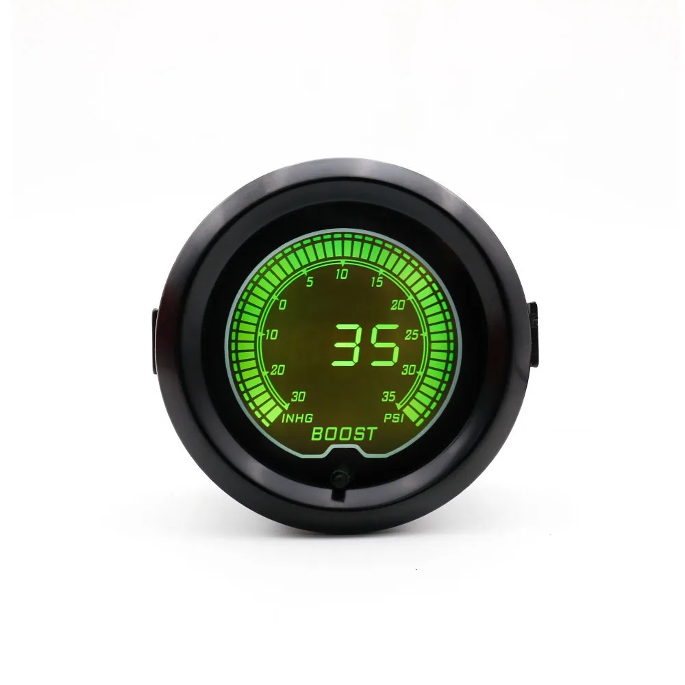 " 52 мм Калибр импульсный EVO lcd 7 цветов турбо Boost Gauge-с регулируемым Авто турбо-комплектом PSI 1-30 IN-CABINE импульсный контроллер