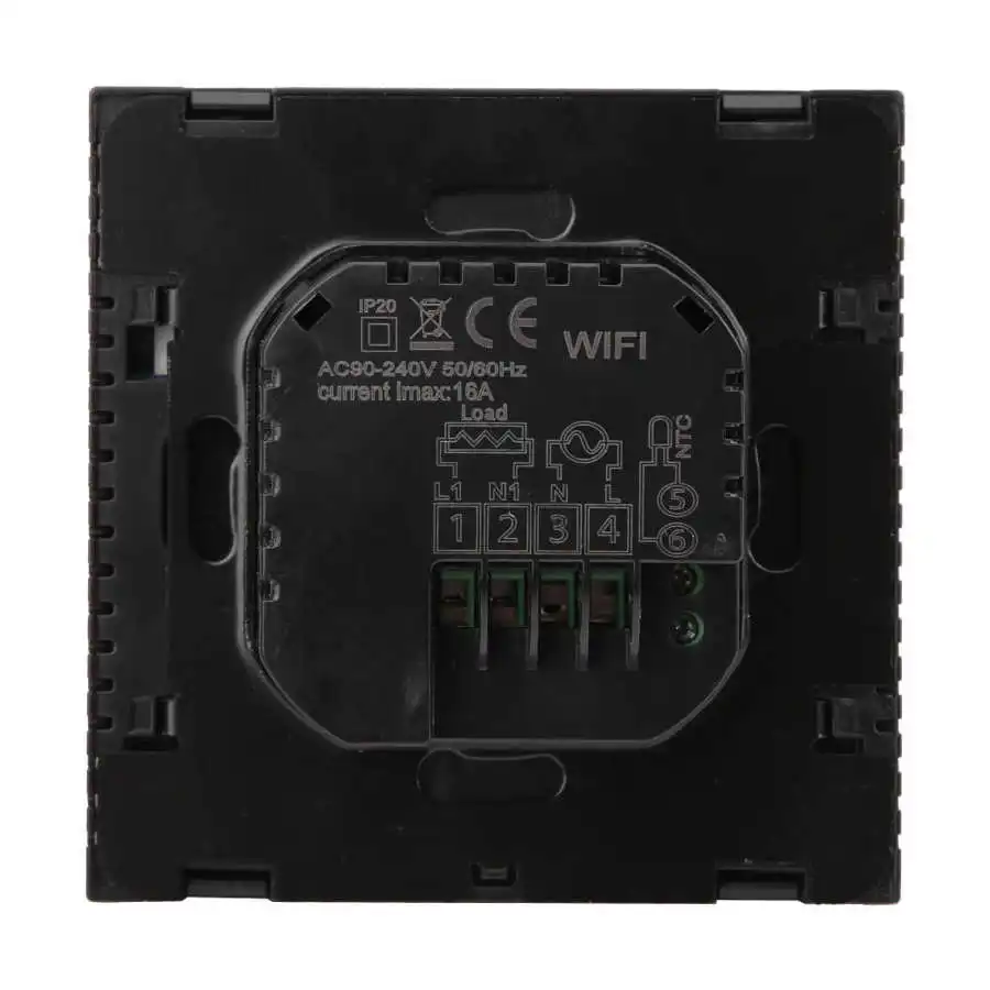 Умный ЖК сенсорный WiFi цифровой термостат Электрический напольный