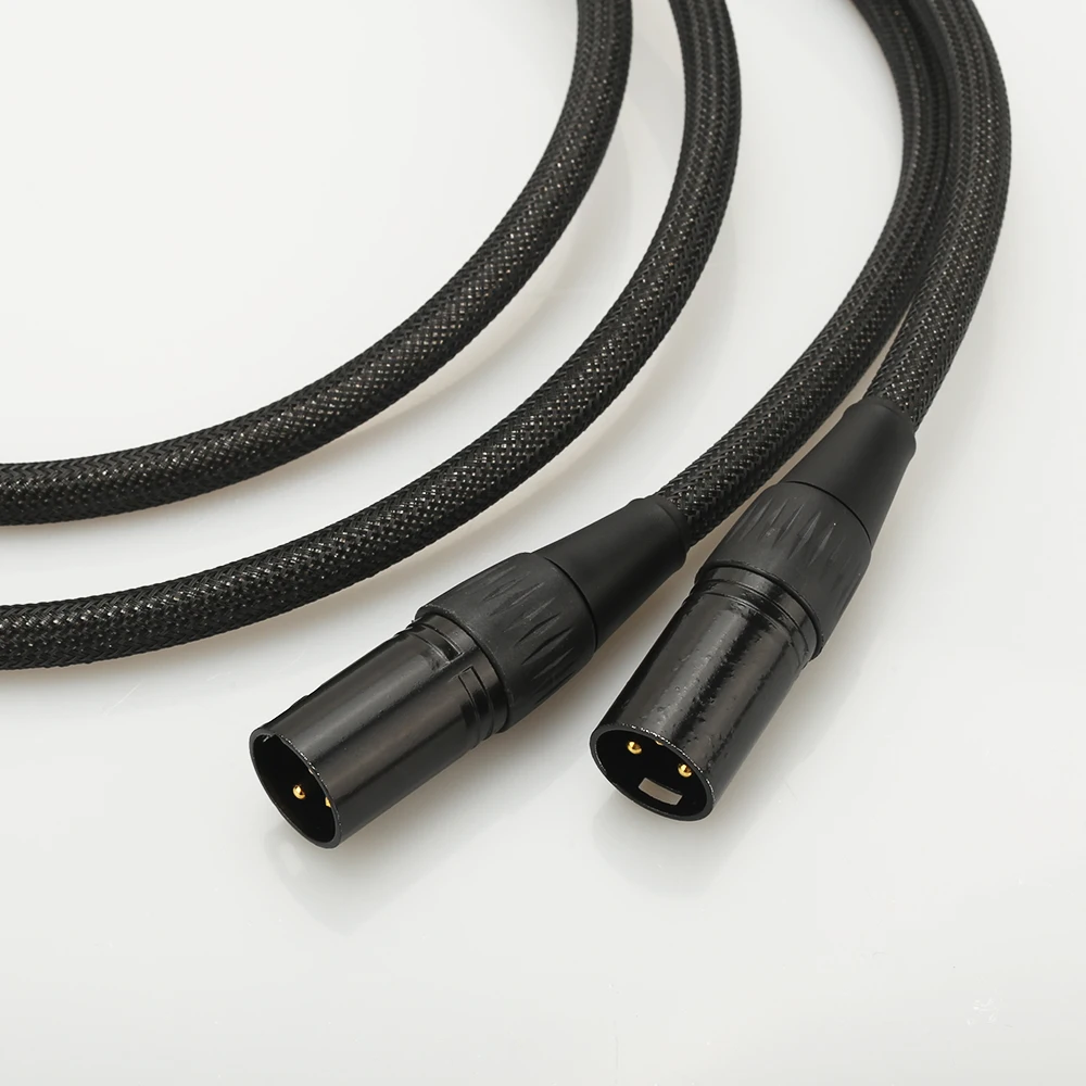 Пара Audiocrast подпись с серебряным покрытием interconnet кабель WBT 0144 RCA штекер для XLR