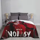 Мягкое Флисовое одеяло для детей, теплый плюшевый плед в стиле K-POP, постельное белье, пушистое покрывало для пикника