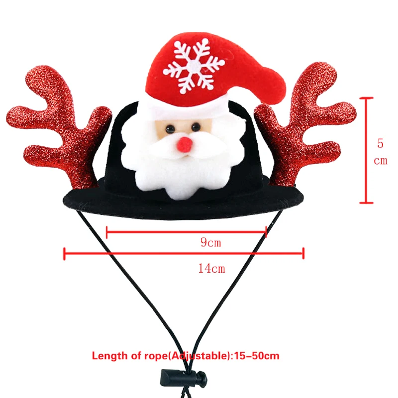 Креативный головной убор для собак шапки кошек на Хэллоуин рождественские