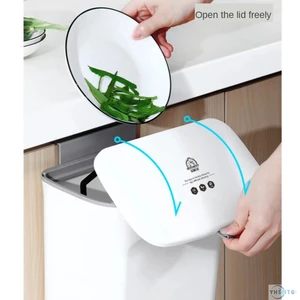 Garbage Bin Wall Mounted Cover Trash Big Capacity Kitchen Garbage Bin Toilet Living Room Hanging Creative Kitchen Trash Can