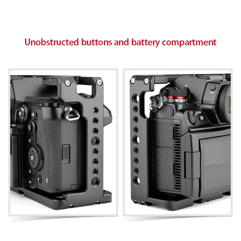 

Photography Bracket DSLR Camera Rabbit Cage for Panasonic SIH Series Aluminum Alloy Cage Handheld Stabilizer