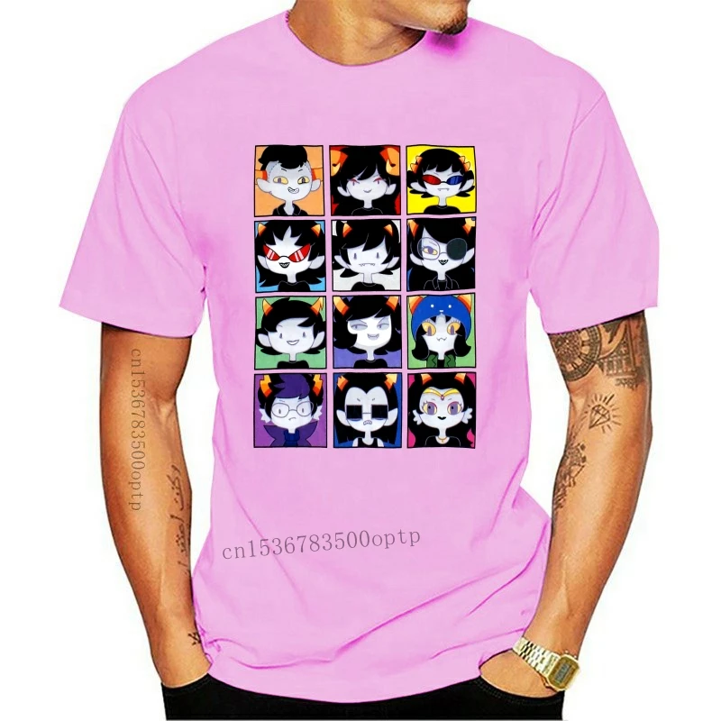 

Новая мужская футболка Homestuck-2021 холст 12 коробка картина