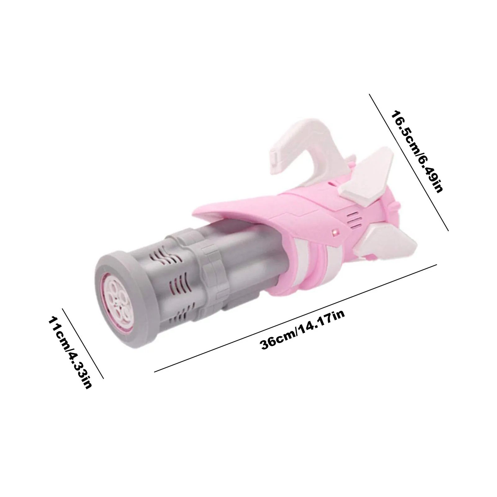 

Electric Gatling Bubble Machine 5 Holes Gatling Bubble Gun Toy