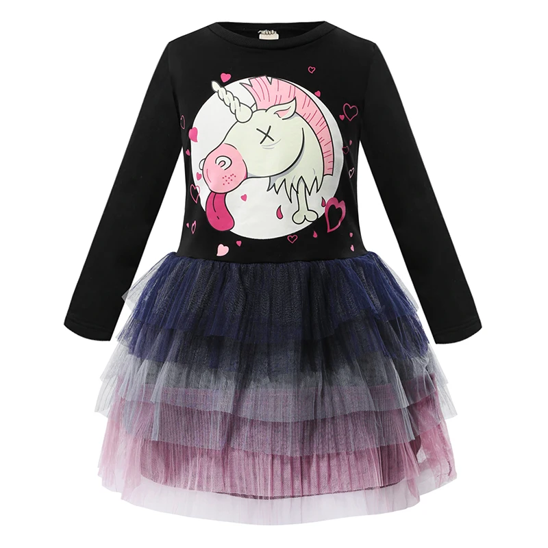 2018 платье для маленьких девочек детское праздничное принцессы с длинными