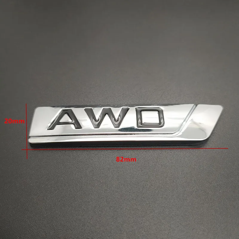 3D автомобильный Стайлинг хромированная металлическая наклейка шило хвост