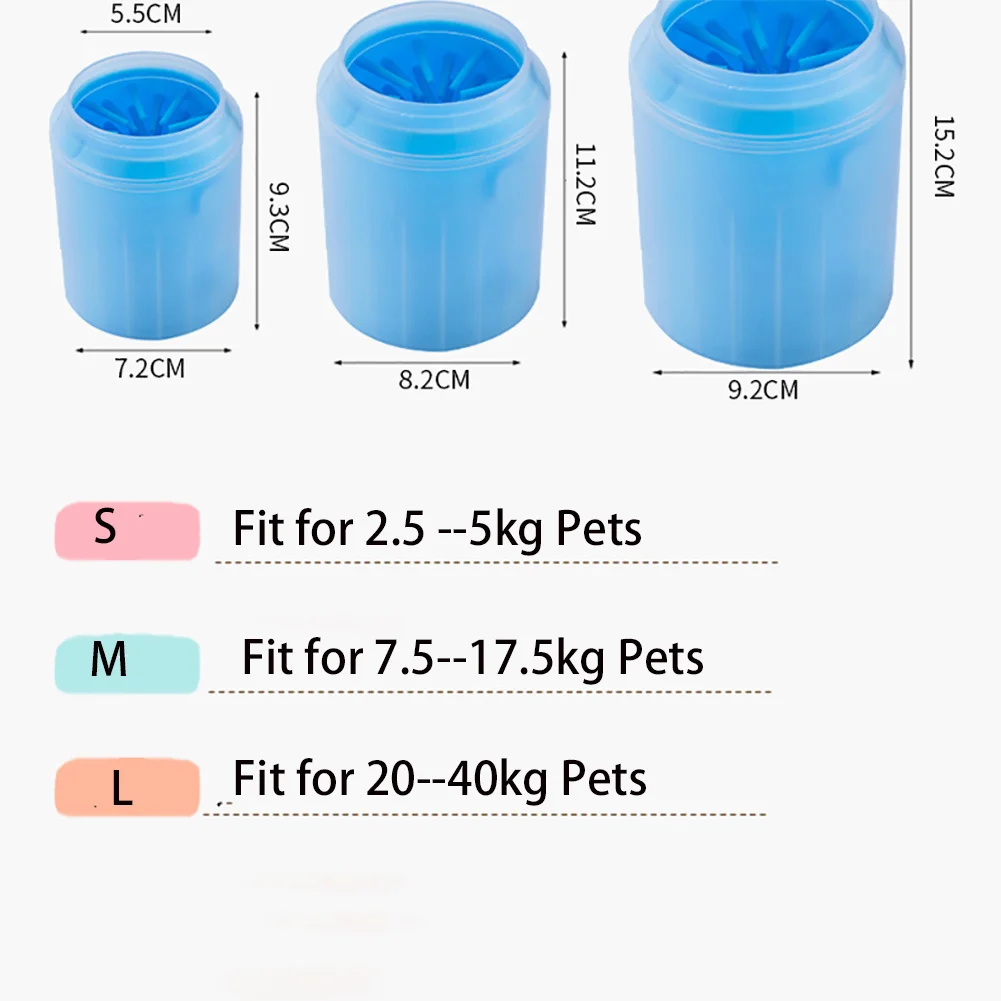 Мягкое приспособление для очистки лап собак силиконовая щетка мытья