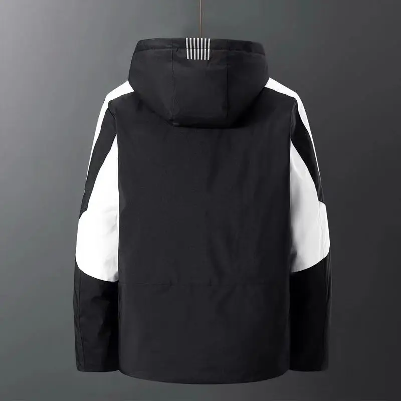 2021 new fashon  Thick Down Jacket Winter Warm Waterproof Warm Hoods Windbreaker Thick Puffer Jacket Man