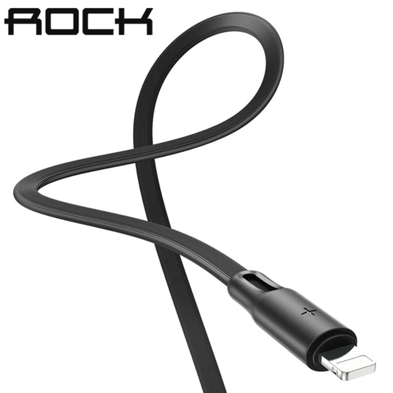 ROCK USB кабель для iPhone 7 8 6 6s Plus 2.4A Быстрая Зарядка Синхронизация данных Шнур