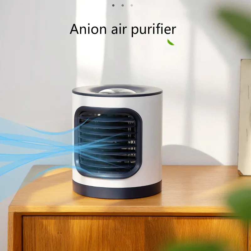

New Negative Ion Air Purifier Fan Household Desktop Smoke And Dust Remover USB Purifier