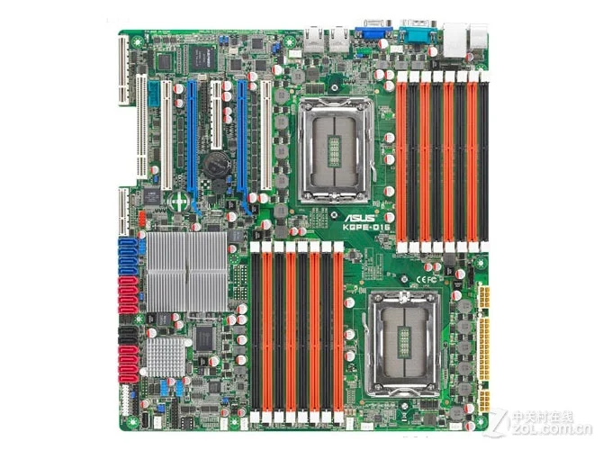 Оригинальная материнская плата для двух серверов ASUS KGPE D16 Socket G34 DDR3 десктопная