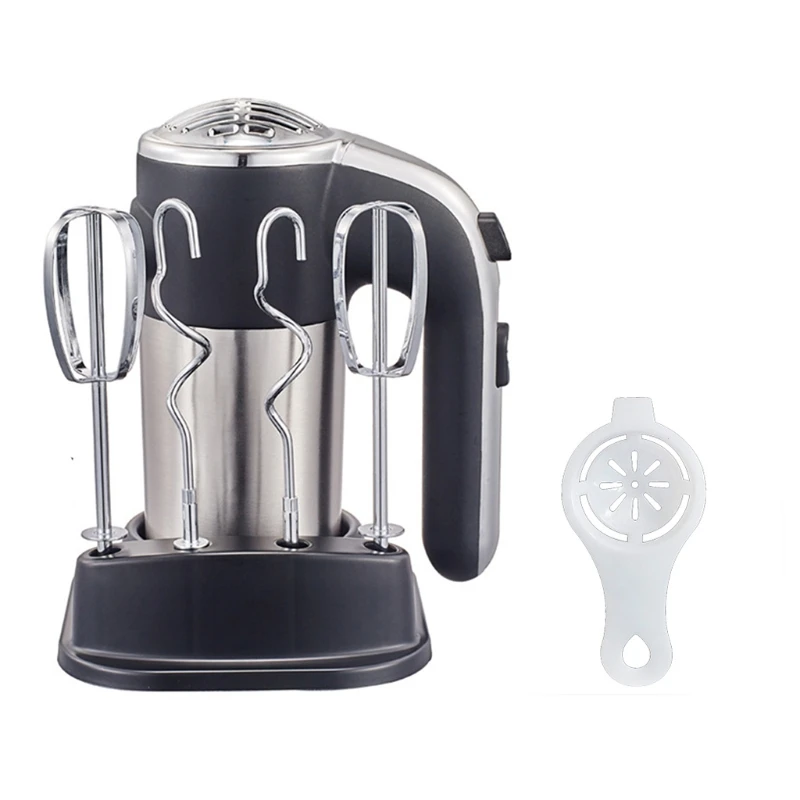 

Electric Handheld Mixer Power Whisk with Heavy Duty Motor Egg Beater Beat Egg A0NC