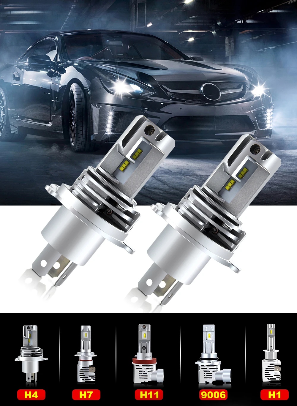 Braveway M3 зэс мини-светодиод машины головной светильник H1 H4 H7 H11 9005 9006 HB3 HB4 16000LM 6000 К авто светодиодный светильник лампы мотоцикла лампы 12V 24V