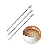 304 stainless steel coffee stick garland needle milk latte art pen barista tools creative sugar drawing decoration accessories