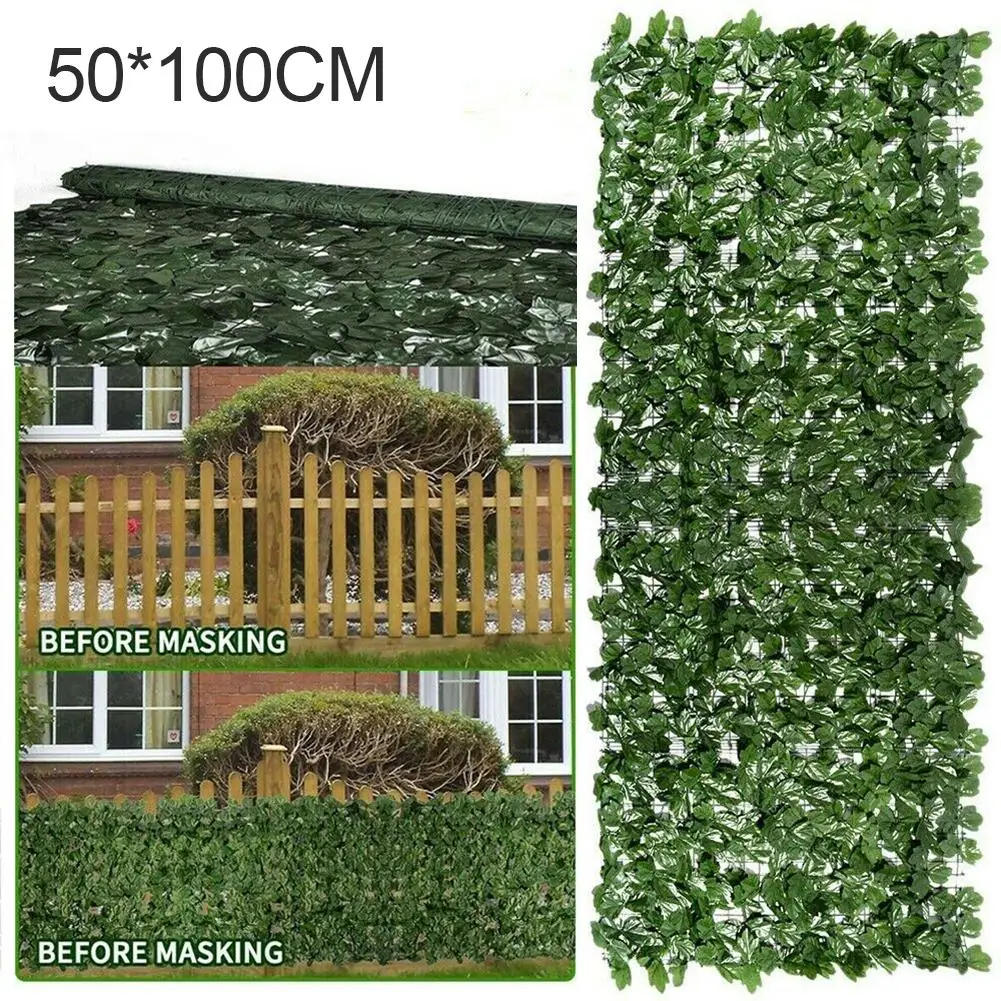 50x100 см Искусственный лист в рулоне экран для конфиденциальности Настенная
