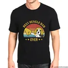 Kawaii Graphic Ретро футболка Лучший Beagle Dad Ever Beagle Ретро винтажный подарок Мужская Харадзюку аниме бестселлер топ мужская футболка