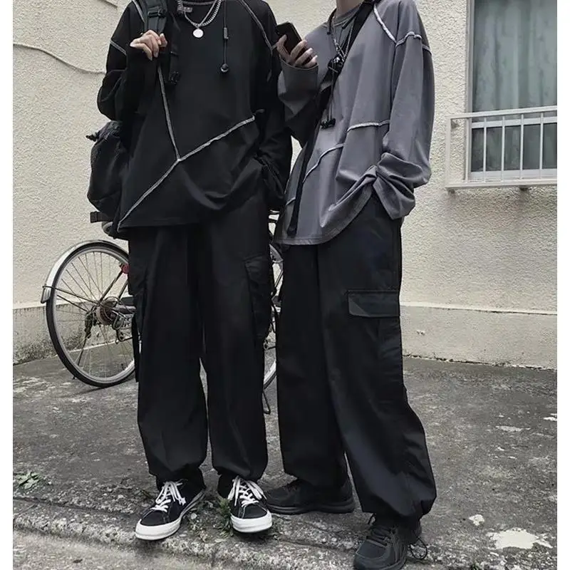 Футболка женская большого размера осенняя с длинным рукавом и круглым вырезом |