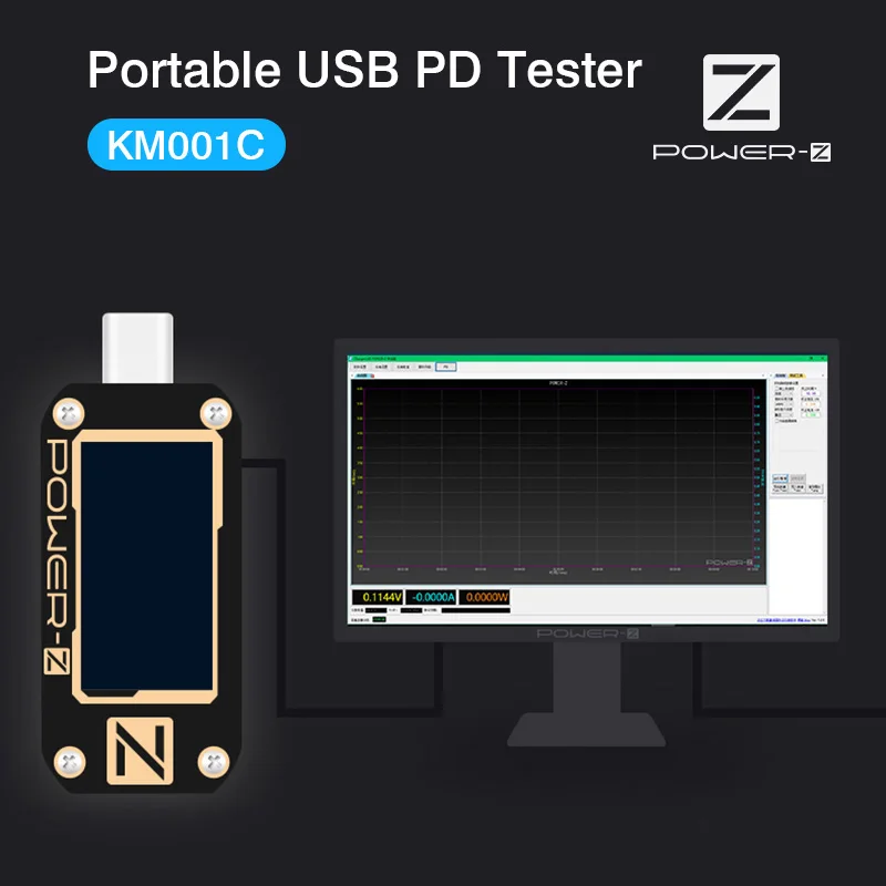Двойной USB тестер ATORCH Type C портативный анализатор напряжения и