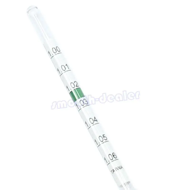 

Aquarium Glass Hydrometer with Thermometer Salt Marine Salinity Tester Meter 97BB
