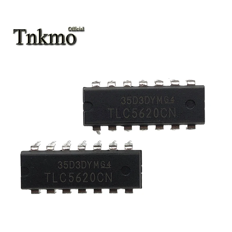 Цифро аналоговый преобразователь TLC5620CN DIP 14 TLC5620C DIP14 TLC5620 5620 8 бит 10 шт. новый и