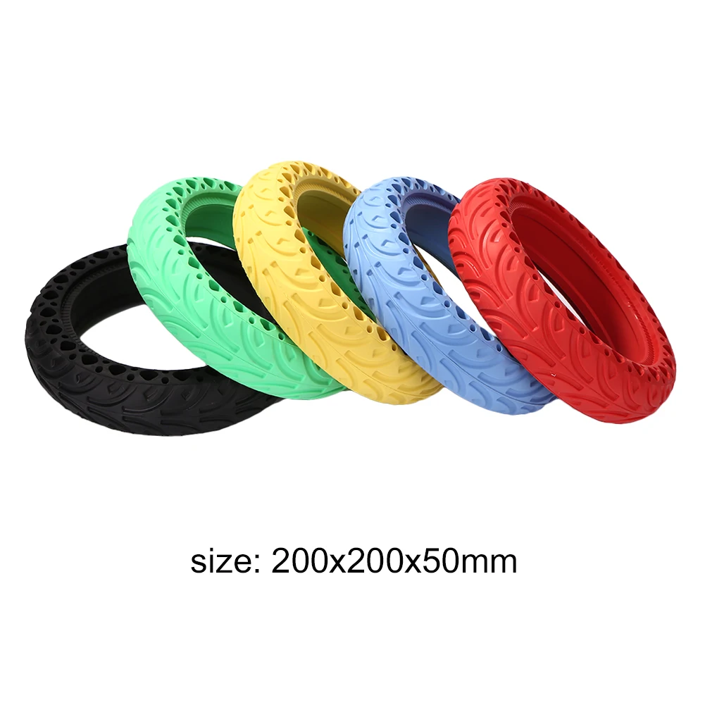 

Electric Scooter Solid Hole Tires Skateboard Shock Non-Pneumatic Tyre Damping Rubber Tyres Wheel For Xiaomi M365/M365 PRO