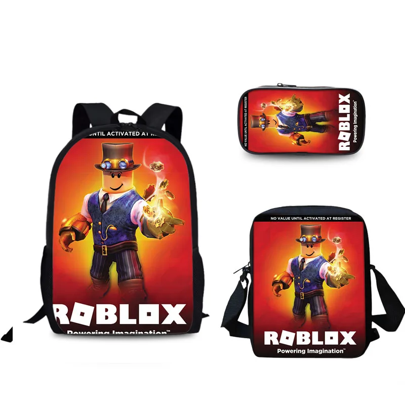 3 комплекта детских популярных игровых рюкзаков новые школьные сумки для