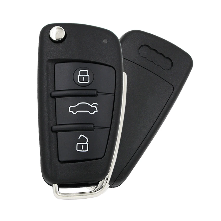 MQB полуинтеллектуальный модифицированный складной дистанционный ключ 3 кнопки 433