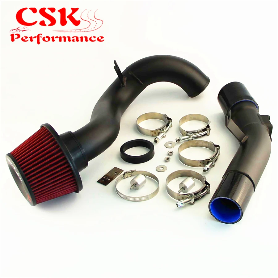 Короткий/холодный воздухозаборный фильтр + алюминиевый трубный комплект