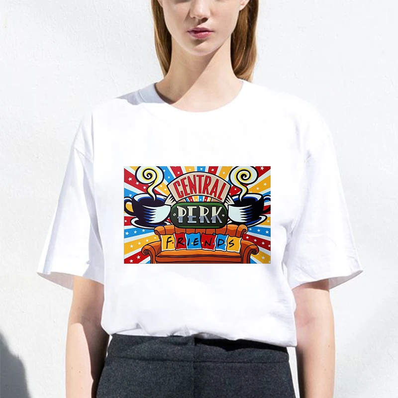 Женская футболка с короткими рукавами Lei SAGLY Friends ТВ-шоу 25-летняя годовщина центр