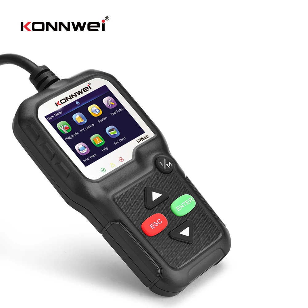 2020 лучший OBD2 сканер KONNWEI KW680 OBD 2 Автомобильный диагностический инструмент для