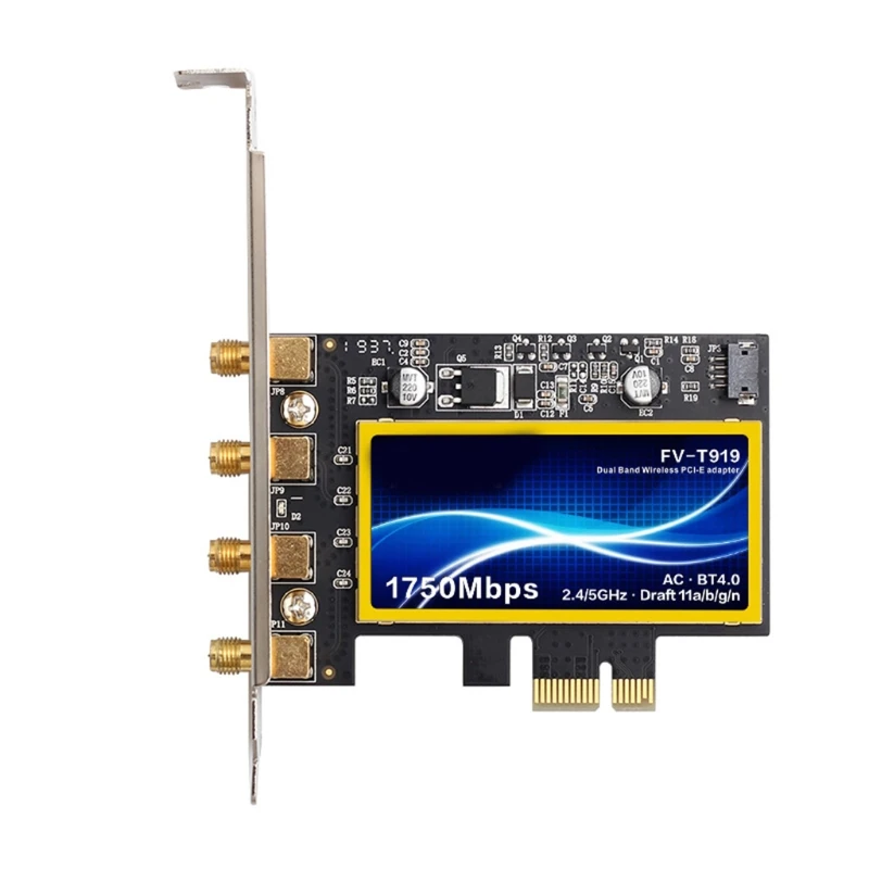 Совместимая с Bluetooth беспроводная сетевая карта 4 0 PCI-e BCM94360CD WiFi приемник 17 N0PB |